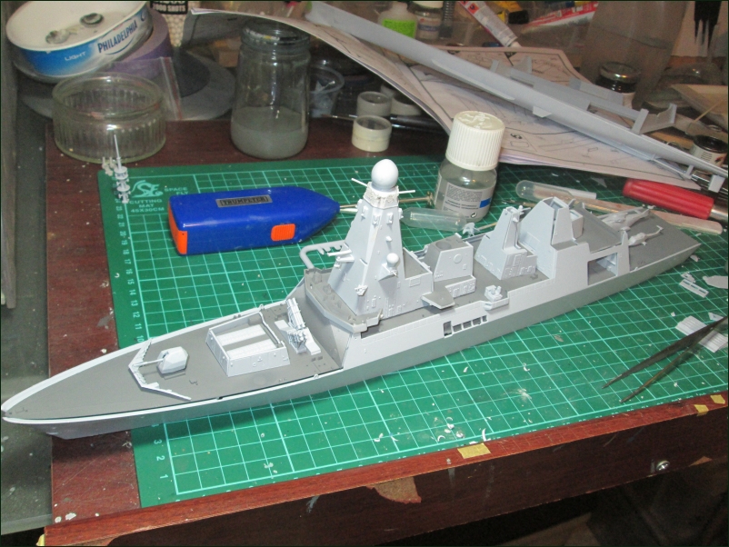 ATF Build Review Airfix 1/350 Type 45 Destroyer (A12203) - - The Airfix ...