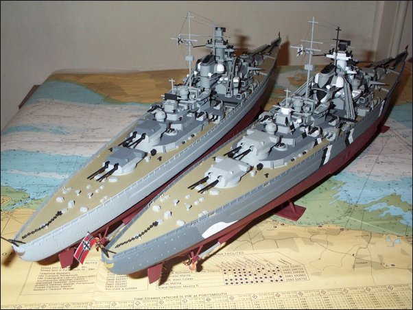 Airfix 1/600 Bismarck and Airfix Tirpitz - - The Airfix Tribute Forum